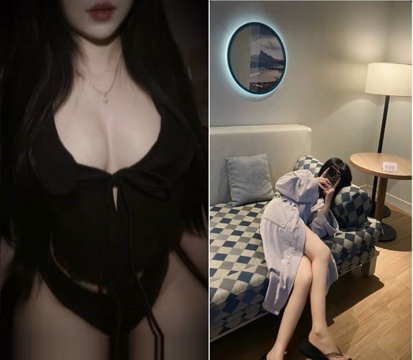Sex nàng chân dài thon thả lồn mịn màng không lông
